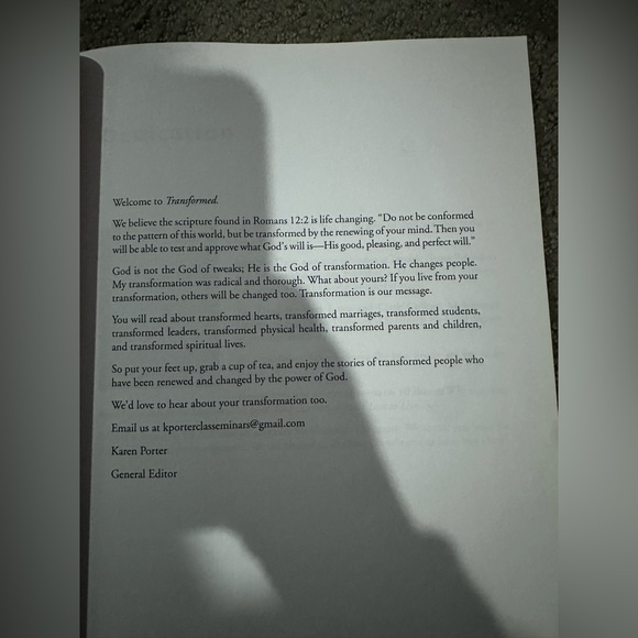 Classeminars Inc Transformed: Renewed and Changed by the Power of God. Paperback - Picture 10 of 15